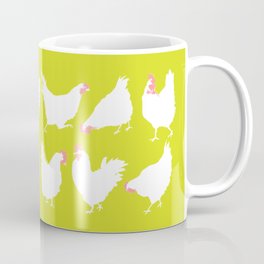 Not Your Grandma's Kitchen Chickens - Lime Coffee Mug