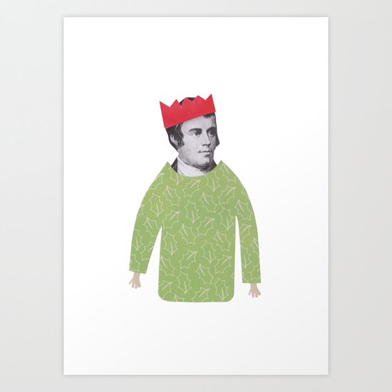 The embarrassing Christmas Jumper Art Print
