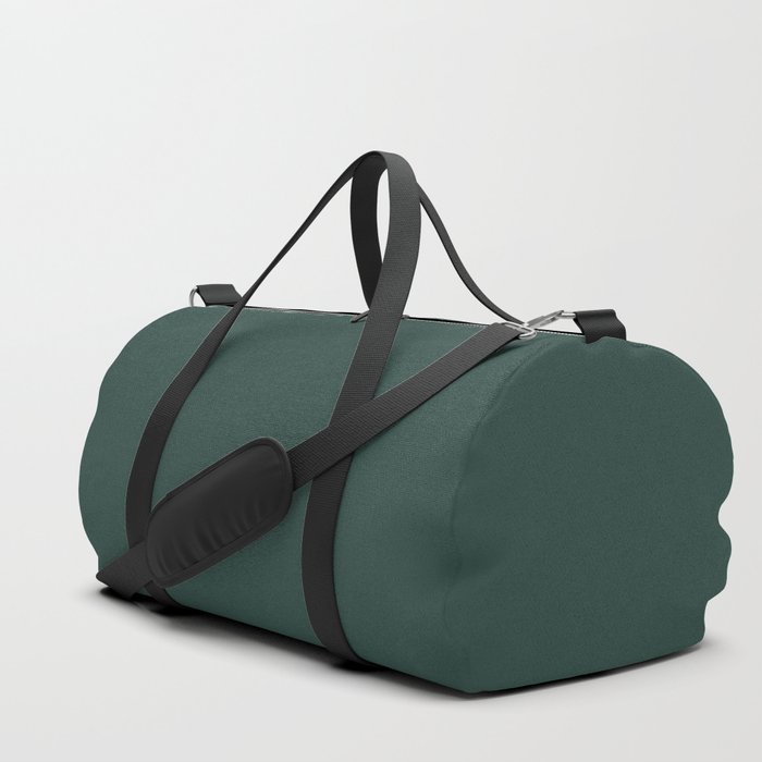 Dark Green Solid Color Pairs Benjamin Moore Hunter Green 2041-10 - Trending Color 2019 Duffle Bag