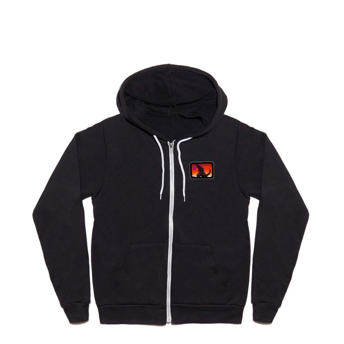Godzilla zip 2025 hoodie