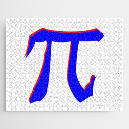 Constant Pi Symbol Jigsaw Puzzle