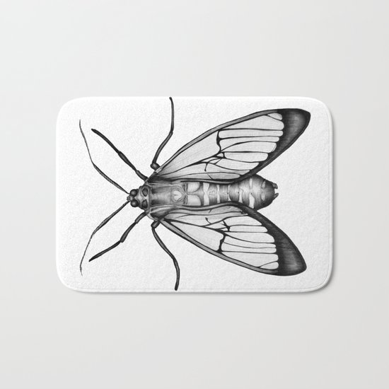 Wasp Moth Bath Mat