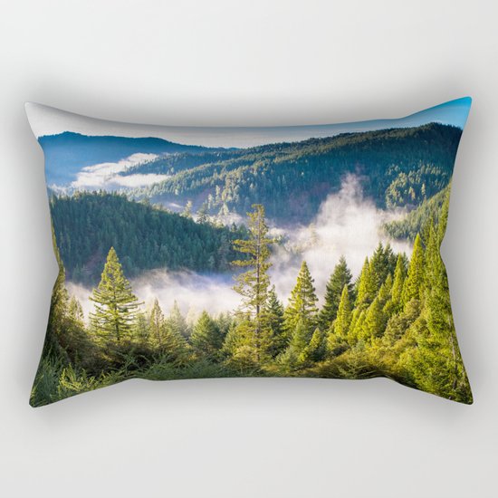 Smoke on the Mountains Rectangular Pillow