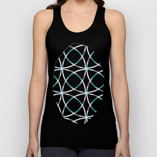 Intersecting Rings Fractal in TPGY Unisex Tank Top