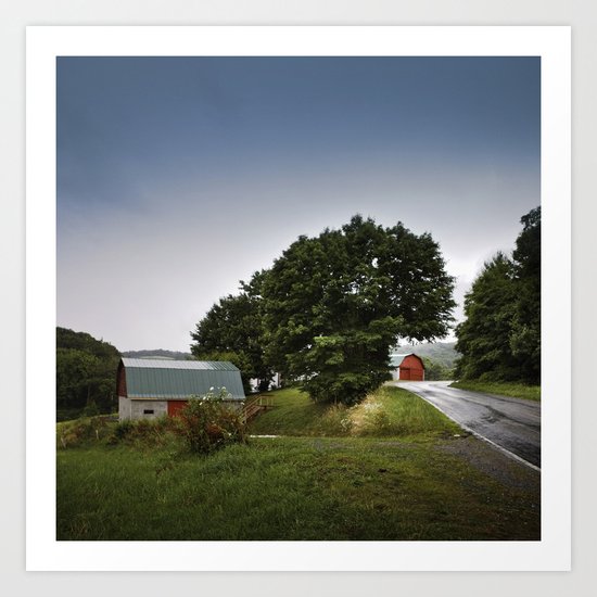 north carolina barnyards Art Print
