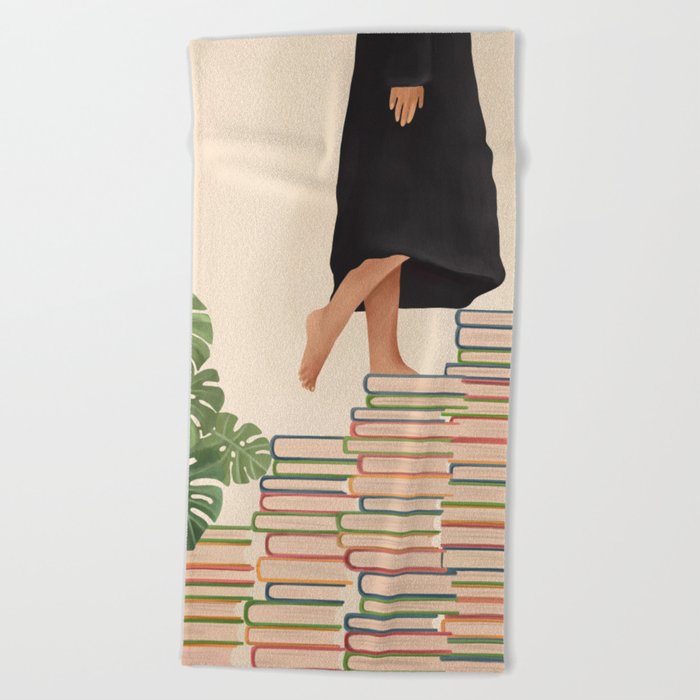 Books Beach Towel