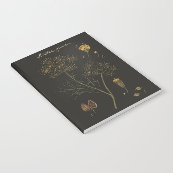 Dill (Dark Background) Notebook