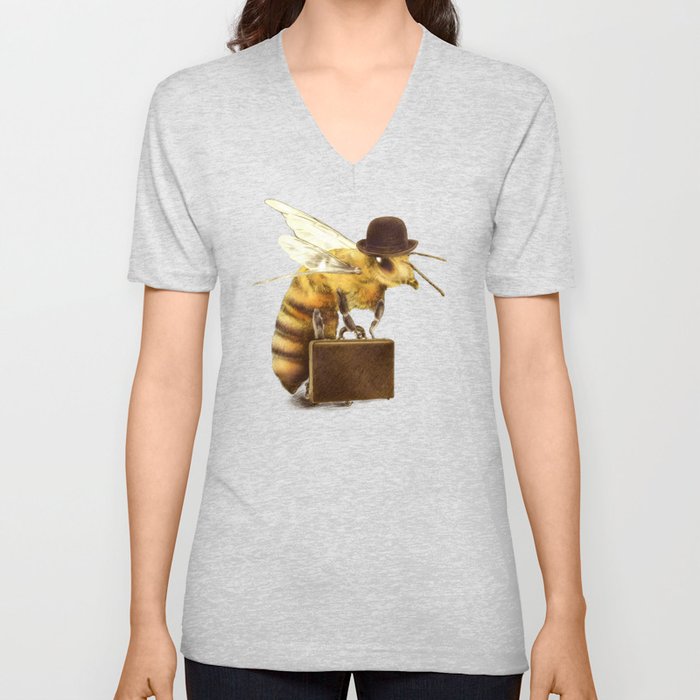 Worker Bee V Neck T Shirt