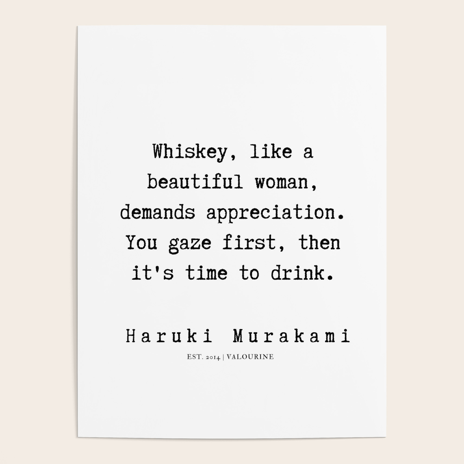 Quotes By Haruki Murakami 70 | Haruki Murakami Quotes | 190811 Poster By Quotes And Sayings | Society6