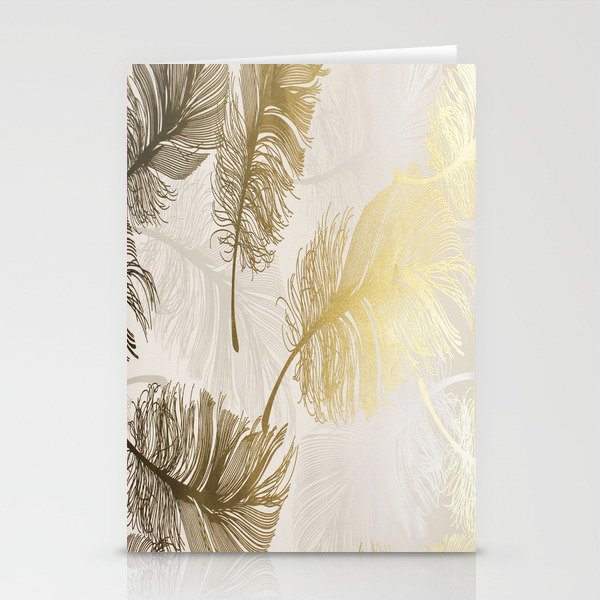feather patterns Stationery Cards