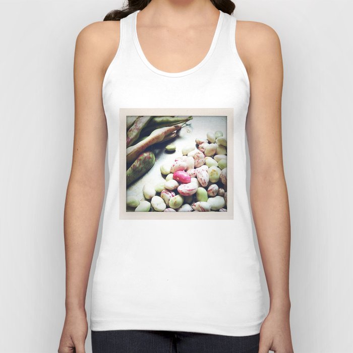 Colorful pile of Organic Beans -- Great for your kitchen! Retro photo shows off nature's bounty :-) Tank Top