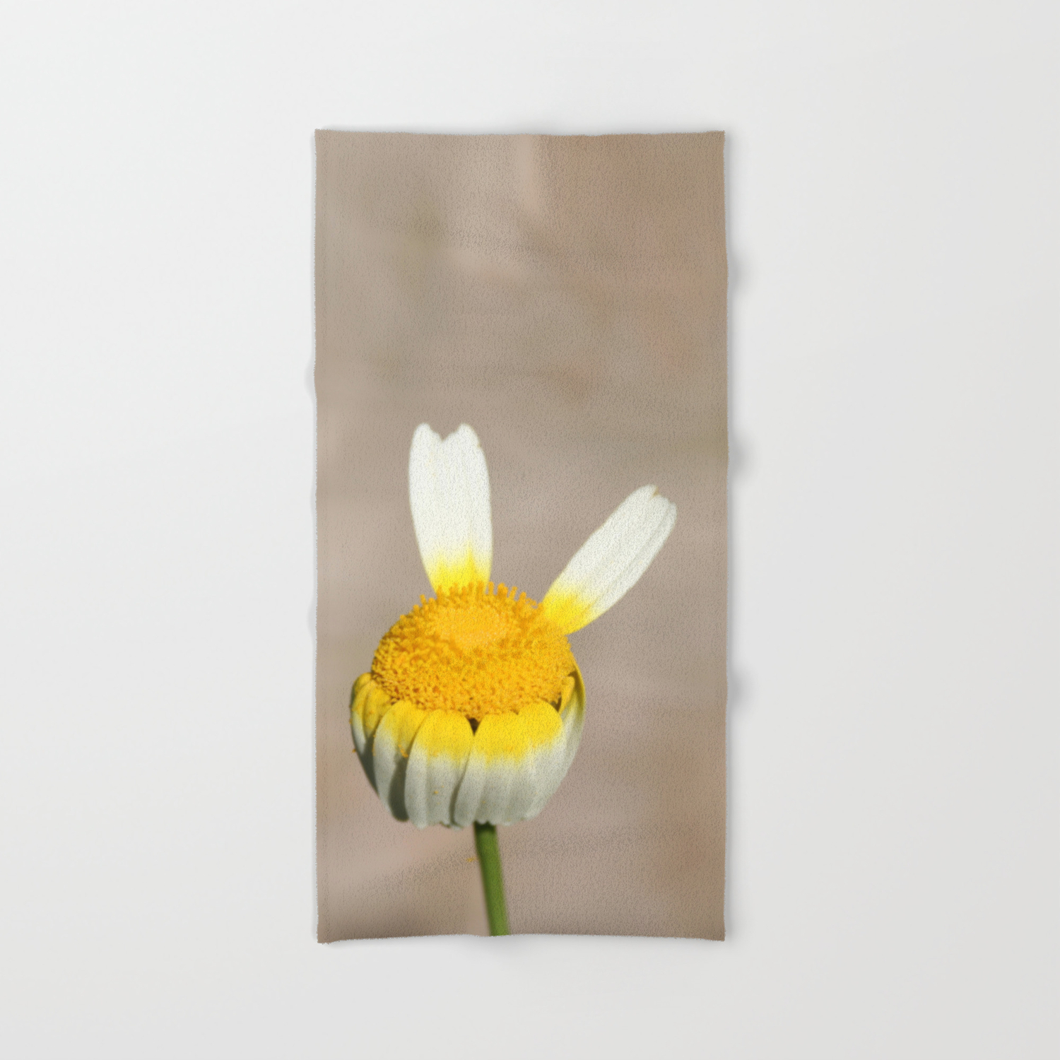 Hippie Flower Making Peace Sign Hand Bath Towel By Annaki Society6