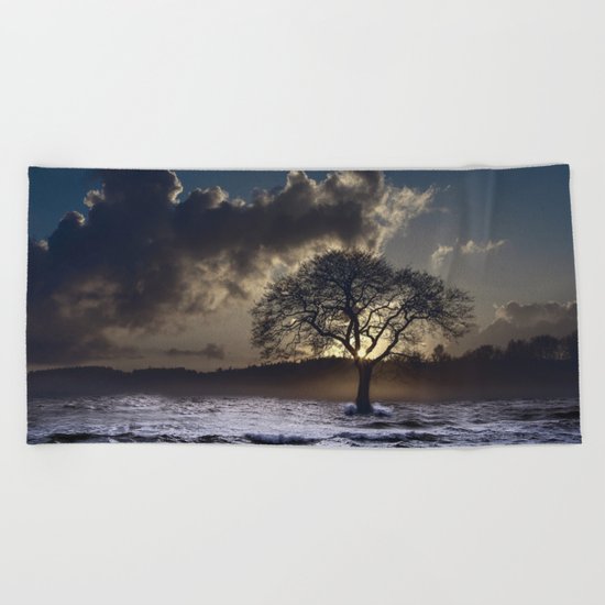 Light Shines Through Beach Towel