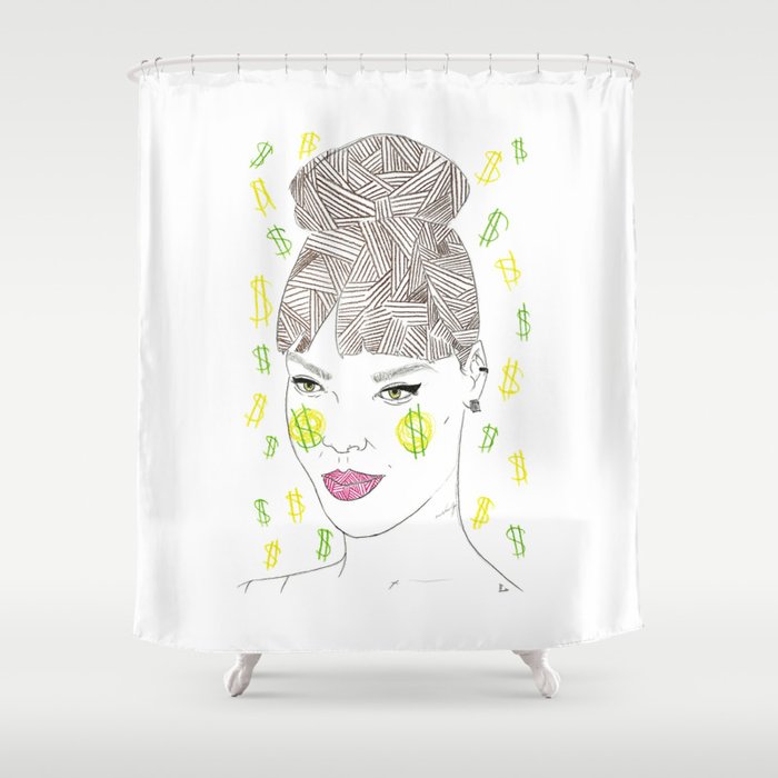 Rihanna Shower Curtain