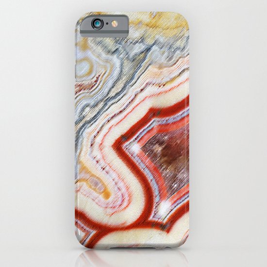 Marble Red iPhone & iPod Case