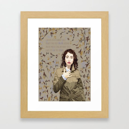 Regina Spektor Framed Art Print By Ianytrisuzzi Society6