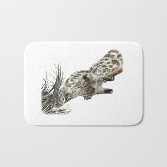 Giraffe - A Long Munch Bath Mat