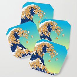 Shiba Inu in Great Wave Coaster