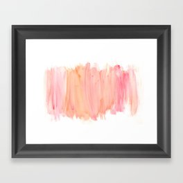 Watercolor Painting Abstract Art Valourine 141122 Abstract 19 Watercolor Pink Framed Art Print