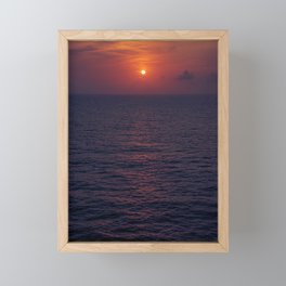 Caribbean Sunset Framed Mini Art Print
