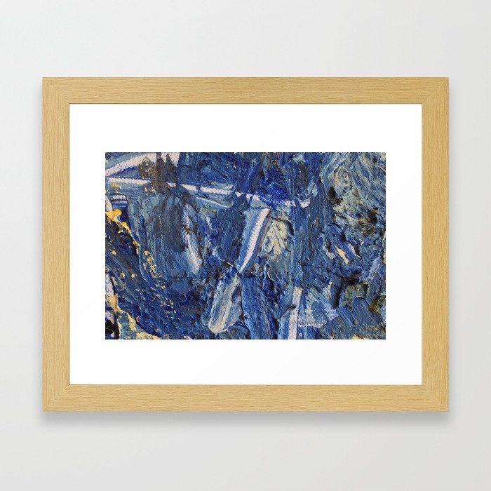 Blue painting  Framed Art Print