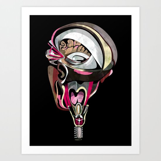 Light bulb Art Print