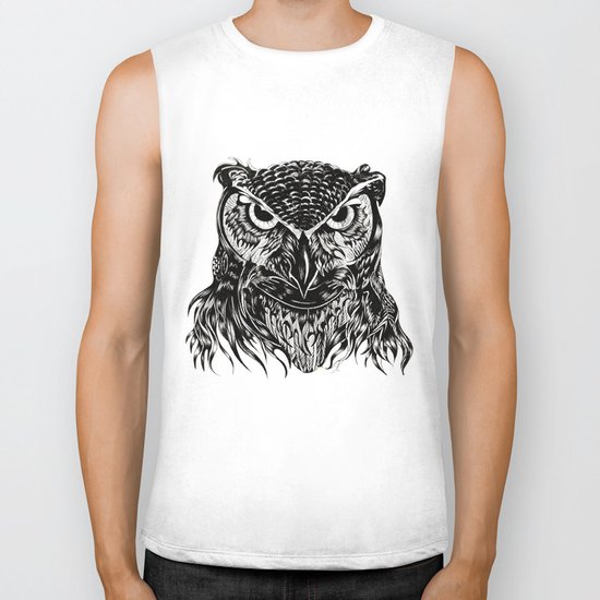 Owl Biker Tank