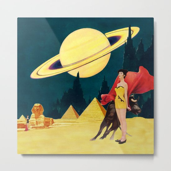 Yellow Summit Metal Print