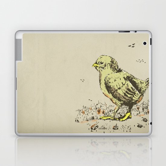 feel the earth tremble (or monster chick) Laptop & iPad Skin