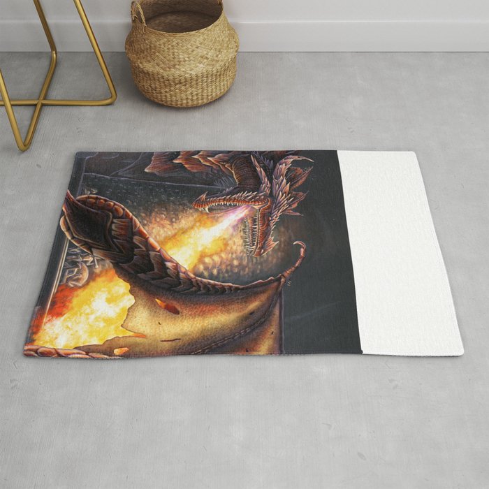 Castle Under Fire Commission Rug By Rushellekucalaart Society6 Castle Under Fire Commission Rug By Rushellekucalaart Society6