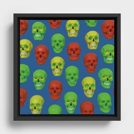 Skulls Framed Canvas