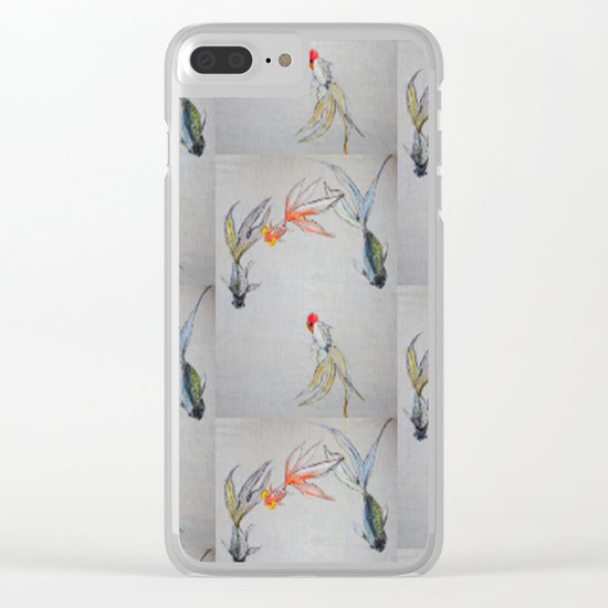 Goldfish Pond (close up #8) Clear iPhone Case