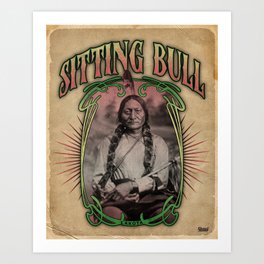 Sitting Bull Art Print