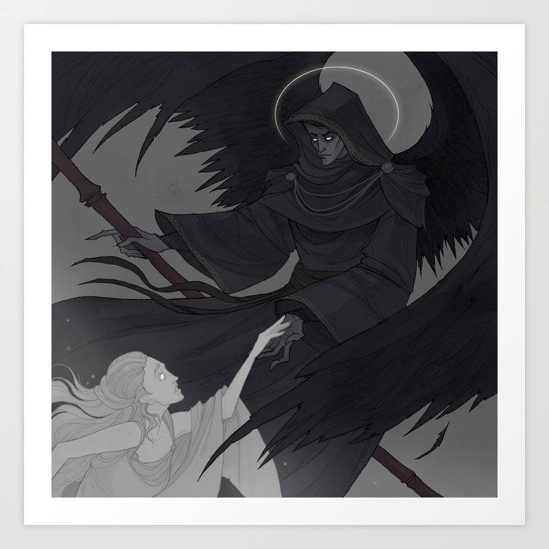 Thanatos Build Season 8 Thanatos Art Print By Irenhorrors Society6 thanatos art print by irenhorrors