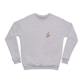 Purple Surfing Lobster Crewneck Sweatshirt