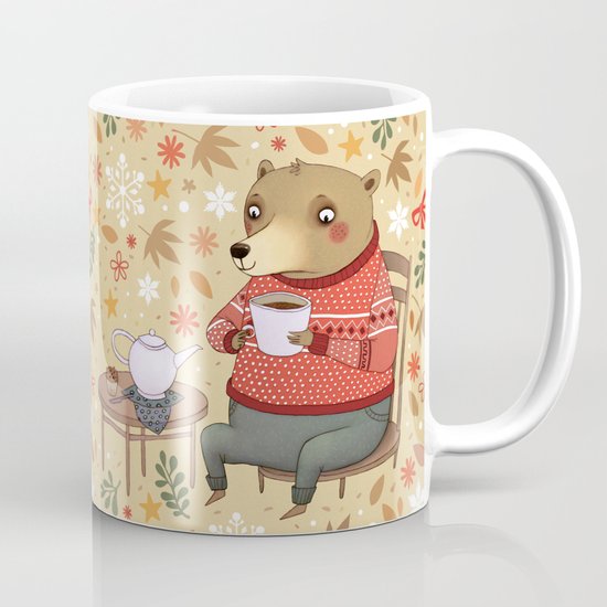 Bear Coffee Mug by anavarela | Society6