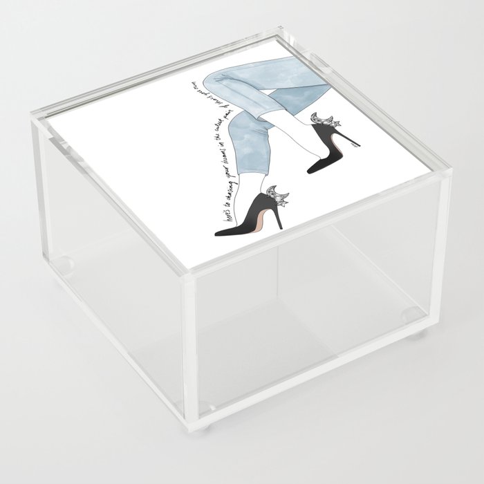 Shoe Dreams Acrylic Box