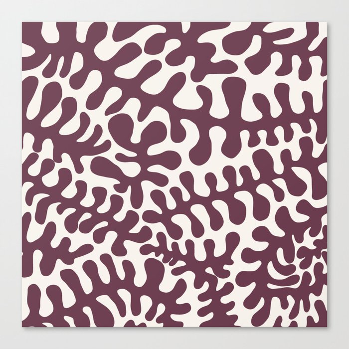 Henri Matisse cut outs seaweed plants pattern 16 Canvas Print