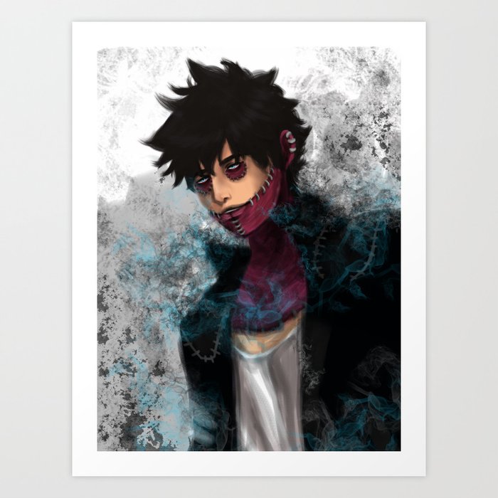 Dabi From My Hero Academia Art Print By Kimberlycreates Society6