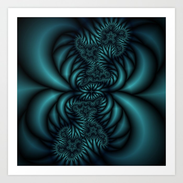 What is above is also below fractal  Art Print