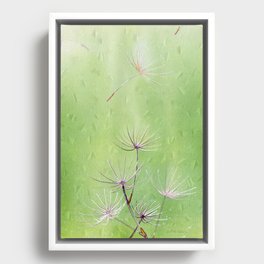 Dandelion Framed Canvas