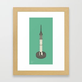 THE GOLDEN AGE OF SPACE EXPLORATION - MERCURY REDSTONE Framed Art Print