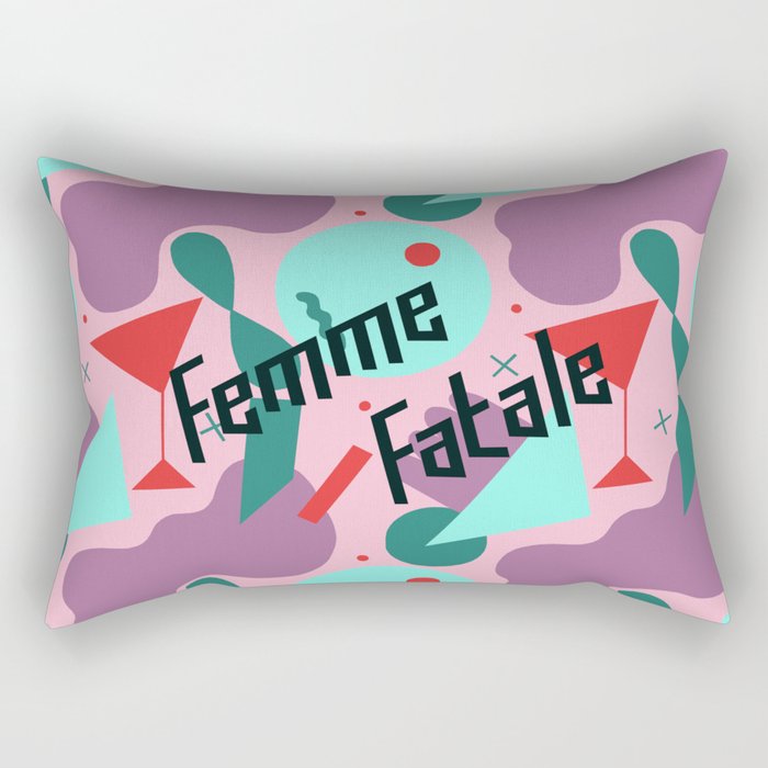 Femme Fatale Rectangular Pillow