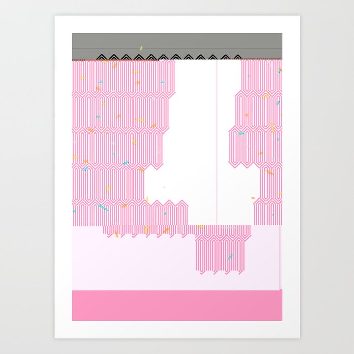 pink Art Print