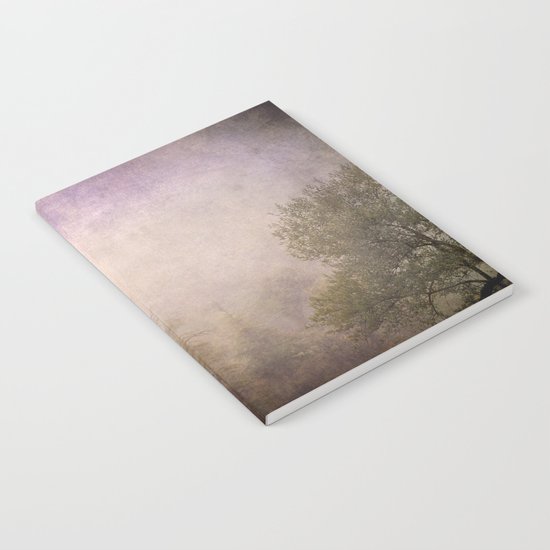 "Mistery forest. Foggy". Retro serie Notebook