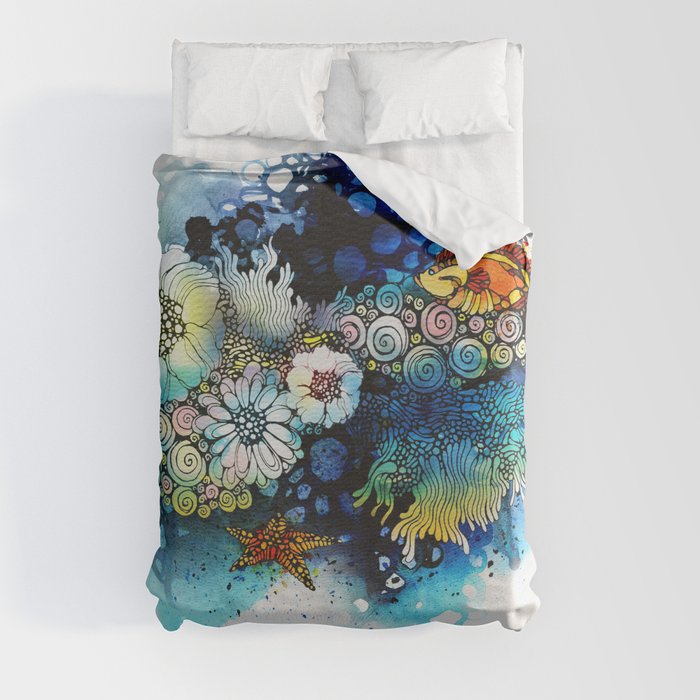 Sea life Duvet Cover