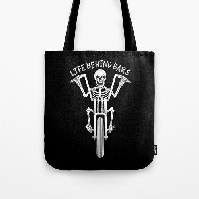 Life behind shop bars bag