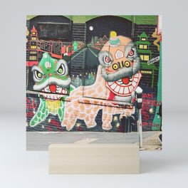 Chinatown Dragons *Original* Mini Art Print