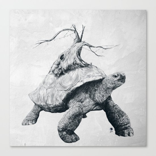 Tortoise Tree Canvas Print