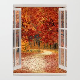 Autumn is coming | OPEN WINDOW ART Poster